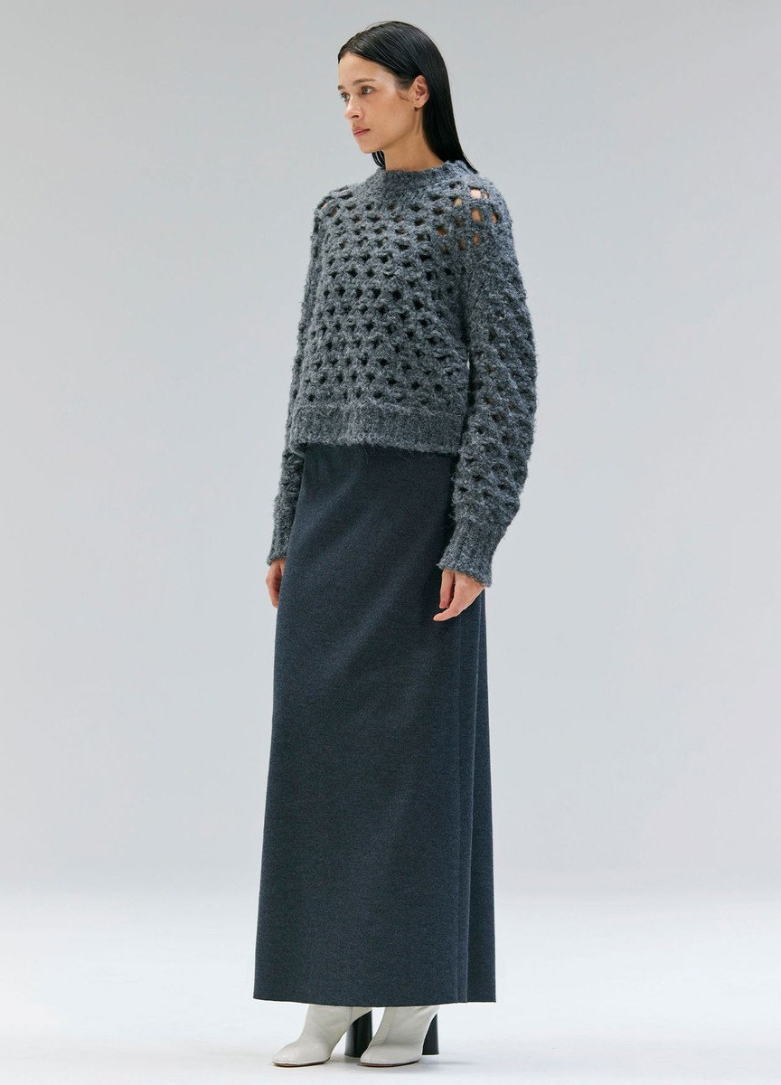 圓領設計針織衫